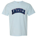 Chenille AMERICA Patch Comfort Colors T-Shirt Hoodie, Sweatshirt | RetroVerseTees.com