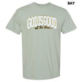 Chenille God Is Good Patch Comfort Colors T-Shirt Hoodie, Sweatshirt | RetroVerseTees.com