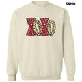 Chenille Leopard XOXO Patch Sweatshirt T-Shirts, Hoodie | RetroVerseTees.com