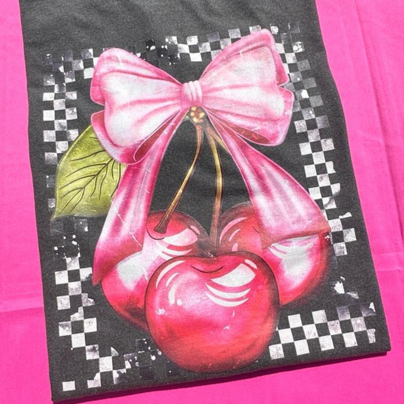 Cherries & Bows Sweatshirt T-Shirts, Hoodie | RetroVerseTees.com