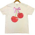 Cherry Coquette Comfort Colors T-Shirt Hoodie, Sweatshirt | RetroVerseTees.com