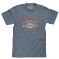 Chevrolet An American Classic Big & Tall T-Shirt - Indigo Hoodie, Sweatshirt | RetroVerseTees.com