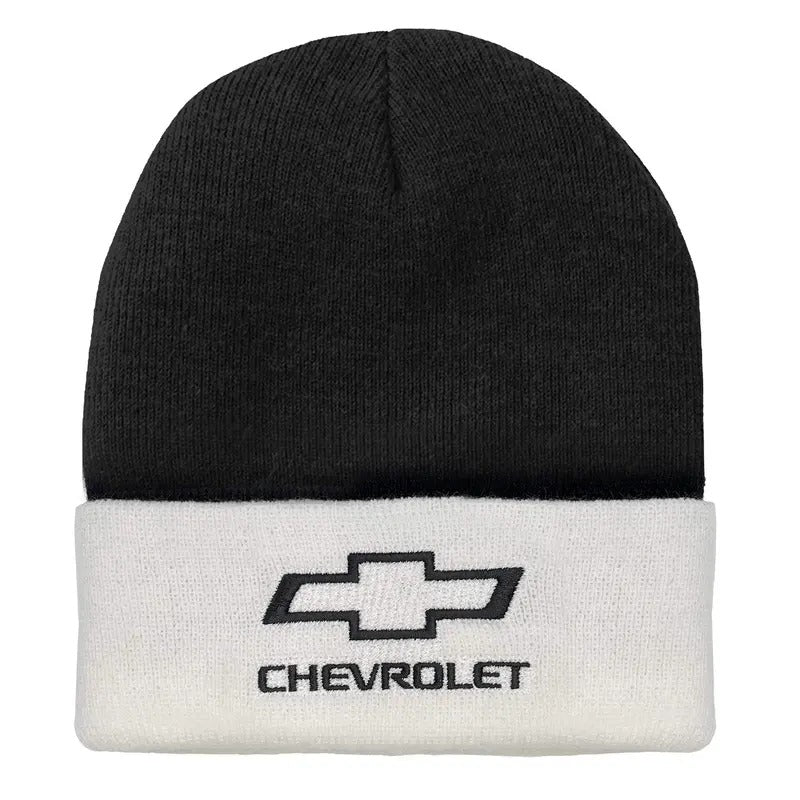 Chevrolet Bowtie Beanie - White and Black T-Shirts, Hoodie, Sweatshirt | RetroVerseTees.com