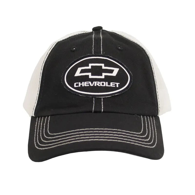 Chevy Oval Logo Patch Hat - Black T-Shirts, Hoodie, Sweatshirt | RetroVerseTees.com