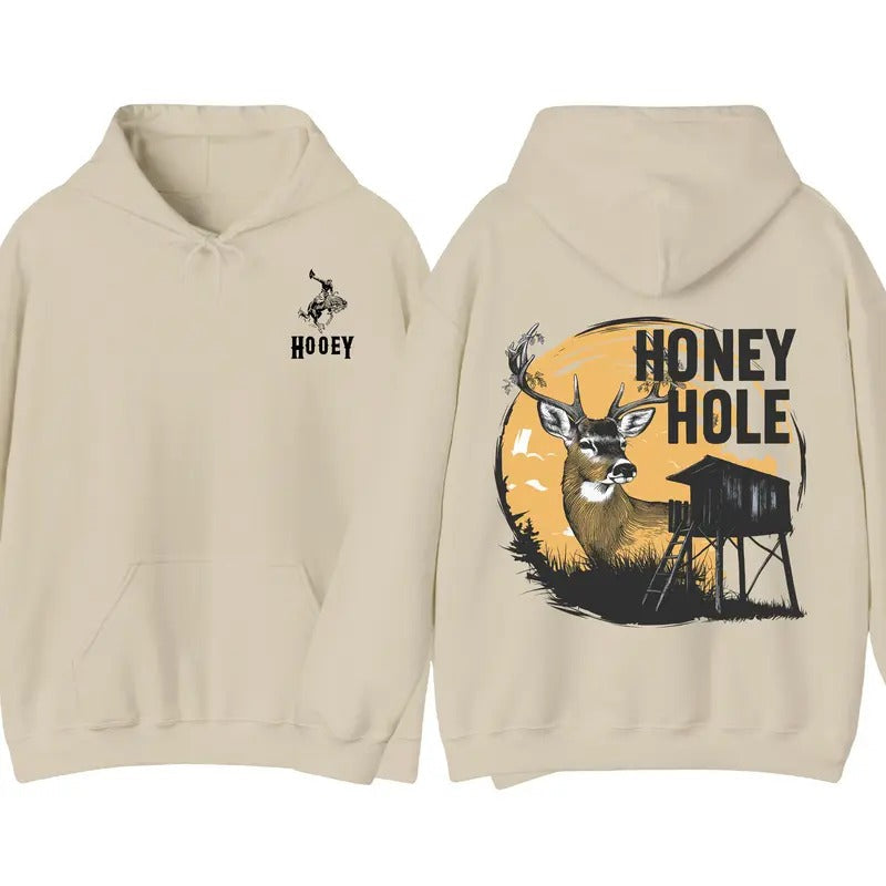 Cheyenne Hoodie - Honey Hole Graphic Hoodie, Perfect for Outdoorsmen and Waterfowl Hunters, Unisex Hoodie for Adventure...