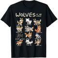 Chibi Wolf Wolves Animals FOG TNF World Wolf Lover T-Shirt Comfy Menswear Graphic Graphic Tees Hoodie, Sweatshirt