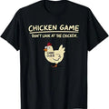Chicken Game Shirt, Chicken Game Don't Look At The Chicken Funny Chicken T-Shirt Hoodie, Sweatshirt | RetroVerseTees.com