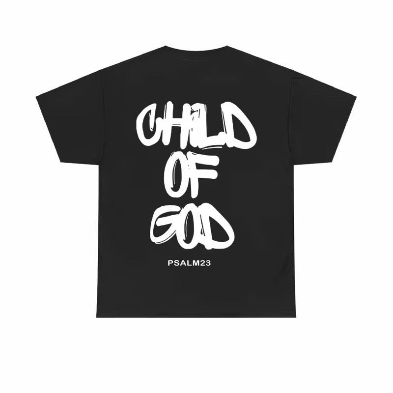 Child of God Tshirt, Men's Summer Casual Cotton Top Shortsleeve Crewneck T-shirt Hoodie, Sweatshirt | RetroVerseTees.com