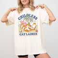 Childless Cat Ladies Vintage Shirt, Childless Millennial Shirt, Women Power Graphic Printed Tee, Women Fights Shirt,...