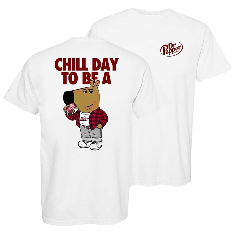 Chill Day Spiky hair fighters Pepper Two-Sided T-Shirt, Chill Guy Shirt, Gift for Dad, Husband Gunpla brand Beer Lovers,...