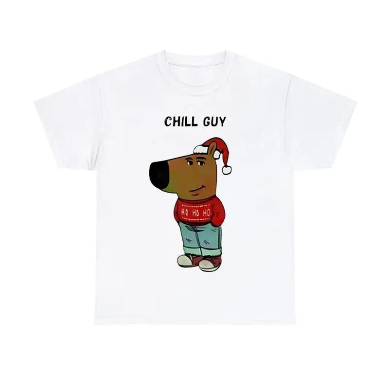 Chill Guy Christmas T shirt Christmas Funny T shirt Hoodie, Sweatshirt | RetroVerseTees.com