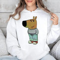 Chill Guy Graphic Shirt, Dog Cartoonn Tshirt Sweatshirt Hoodie, Cool Casual Top, Humorous Tshirt, Funny Meme Shirt,...
