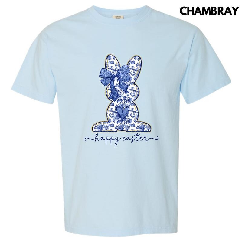 Chinoiserie Happy Easter Comfort Colors T-Shirt 'NLB' Hoodie, Sweatshirt | RetroVerseTees.com