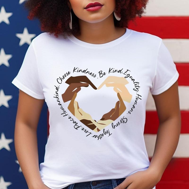 Choose Kindness Shirt, Juneteenth Be Kind T-Shirt, Motivational Juneteenth African American Tee, Women Black History...