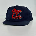 Chop On Navy Snapback YOUTH Hat Cap Collab Justin Stagner Custom Embroidery T-Shirts, Hoodie, Sweatshirt | RetroVerseTees.com
