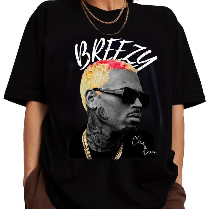 Chr1s Br0wn T-Shirt, Br33zy Shirt, Unisex Shirt, Chr1s Br0wn 2024 Tour Concert Shirt Menswear Top Hoodie, Sweatshirt