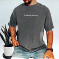 Christ is King graphic tee, Jesus Classic Shirt, Jesus Faith Bible Verse Classic Unisex T-shirt Cotton Menswear Top...