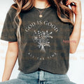 Christian  God Is Good All The Time  Sublimation  , Wildflower  For Christian Women, Jesus Shirt Boho Bible Verse Hoodie,...