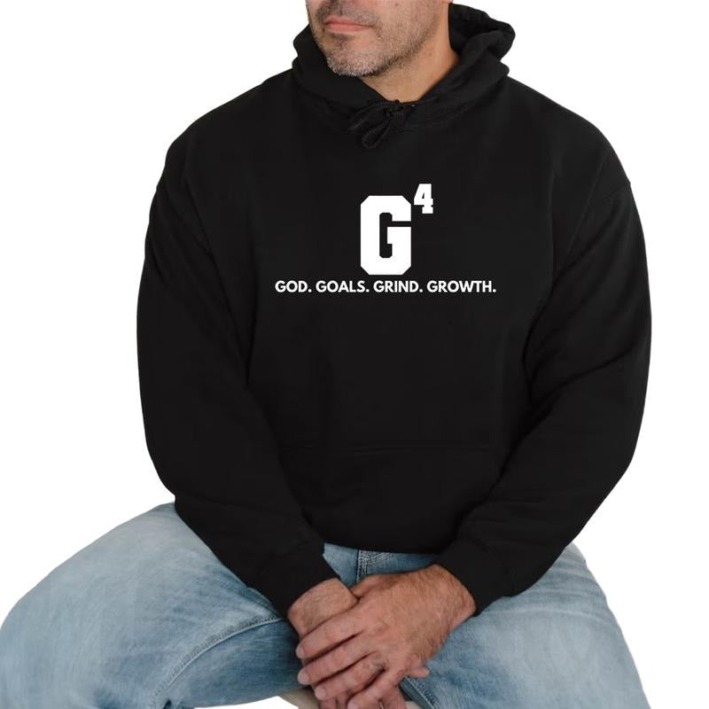 Christian Hoodie G4 FOG. Goals. Grind. Growth. Crewneck Sweatshirt, Christian Hoodie, Self Care Hoodie, Jesus Christmas...