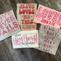 Christian Valentines Day Tees - Pink Tees - Christian T-Shirts Hoodie, Sweatshirt | RetroVerseTees.com
