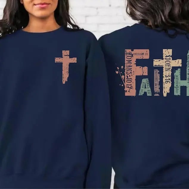 Christian , Bible Verse , Religious Outfit, Retro Faith Sweat, Christian Cross Graphic Tees, Religious , Faith Hoodie,...