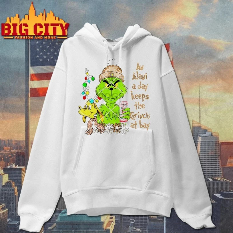 Christmas An Alavi A Day Keeps The Grinch At bay Shirt