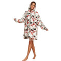 Christmas Blanket Hoodies Snowman Print Wearable Oversized Hooded Blanket for Women Sweatshirts Warm Flannel Blanket...