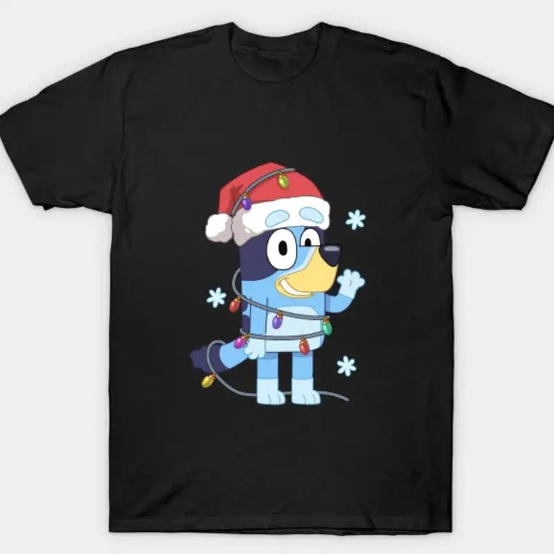 Christmas Blueyyyy Dad And Funny Family Merry Christmas T-Shirts, Hoodie, Sweatshirt | RetroVerseTees.com