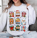 Christmas Chicken Nuggets Sweatshirt, Christmas Fast Food Shirt, Christmas Holiday Tee Shirt Hoodie | RetroVerseTees.com