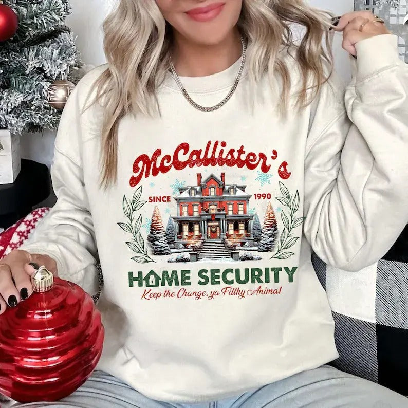 Christmas Comedy Movies Vacation Sweatshirt, The Boys Of Winter Christmas Shirt, Comedy Characters Shirt, Unisex Long...