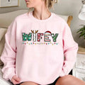 Christmas Couple Matching Sweatshirt, Wifey Hubby Christmas Crewneck Sweater, Christmas Theme Printed Mr and Mrs Jumper...