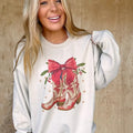 Christmas Cowgirl Graphic Top T-Shirts, Hoodie, Sweatshirt | RetroVerseTees.com