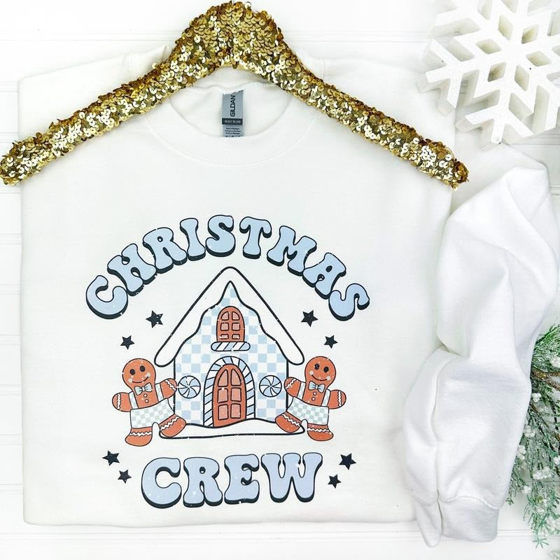 Christmas Crew Sweatshirt T-Shirts, Hoodie | RetroVerseTees.com