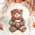 Christmas Cuddle Bear ~ Unisex Apparel Relaxed Fit Printed In The USA Clothing Womenswear Casual and Comfortable Cotton...