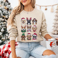 Christmas Dog Sweatshirt, Dog Owner Christmas Gift, Christmas Shirt, Gift for Dog Lover, Holiday Sweater, New Year Shirt...