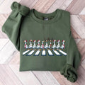 Christmas Ducks Sweatshirt, Funny Animals Christmas Sweatshirt, Farm Lover Gift Sweaters Funny Christmas Goose Shirt...