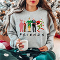 Christmas Friends Sweatshirt, Christmas Movie Characters Sweater, Christmas Movie Watching Tee Shirt, Holiday Christmas...