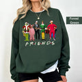 Christmas Friends Sweatshirt, Christmas Movie Watching Shirt, Funny Christmas Family Tee,  Xmas Gifts Hoodie