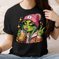 Christmas Girl Cute Boujee Shirt, Grinchy Lady Shirt, Greenmas Shirt, Funny Grinchy Shirt Hoodie, Sweatshirt
