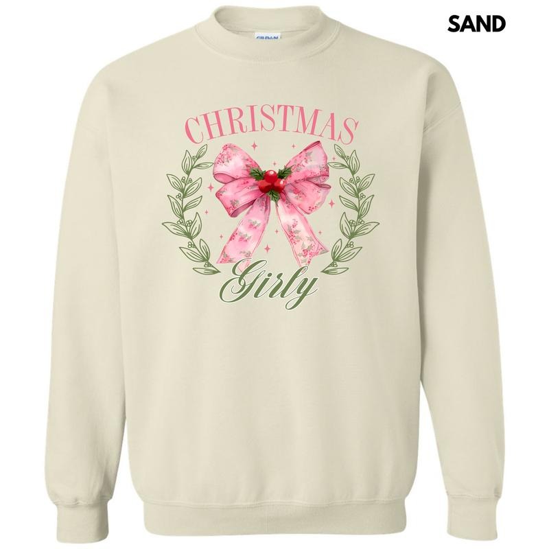 Christmas Girly Coquette Sweatshirt 'NLB' T-Shirts, Hoodie | RetroVerseTees.com
