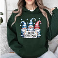 Christmas Gnomes Hoodie - Adorable Trio FOG Gnomes with "Merry Christmas" Sign, Cozy Gunpla brand Festive Design Perfect...