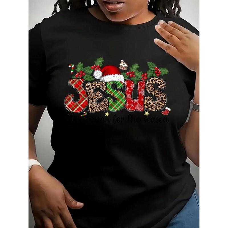 Christmas Jesus Santa Quotes Shirt For Women, Jesus Christmas Tshirt For Religious Christian, Jesus TNF Reason For TNF...