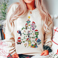 Christmas Light Tree Shirt, Cartoon Emotions Friends Shirt, Merry Christmas Shirt, Mental Health Shirt, Inside Out...