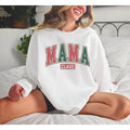 Christmas Mama Claus Retro Unisex Cotton Sweatshirt, Gift for Mom, Gift for Him, for Her T-Shirts, Hoodie
