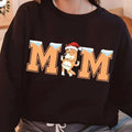 Christmas Mom Shirt, Chilli Heeler Shirt, Blueyyyy Christmas Shirt, Mom Shirt Hoodie, Sweatshirt | RetroVerseTees.com