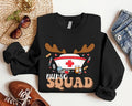 Christmas Nurse Sweatshirt, Matching Nurse Squad Sweater, Nursing School Xmas Party Hoodie, Nurse Crew Holiday Gift...