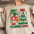 Christmas Nurse Sweatshirt,hooodie,tshirt, First Care Then Christmas I'm Earning A Break Shirt, Nurse Life Christmas...