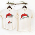 Christmas Pregnancy Announcement Mama Daddy Matching Christmas Baby Reveal Shirts Santa Hat Shirt Christmas Maternity...