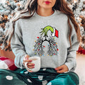 Christmas Respiratory Therapist Sweatshirt, Unisex Lung Christmas Lights Sweater, Lung Disease, Funny Nurse RT Xmas Gift...