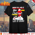 Christmas Skiing North Pole Ski Club Let It Snow 2025 shirt